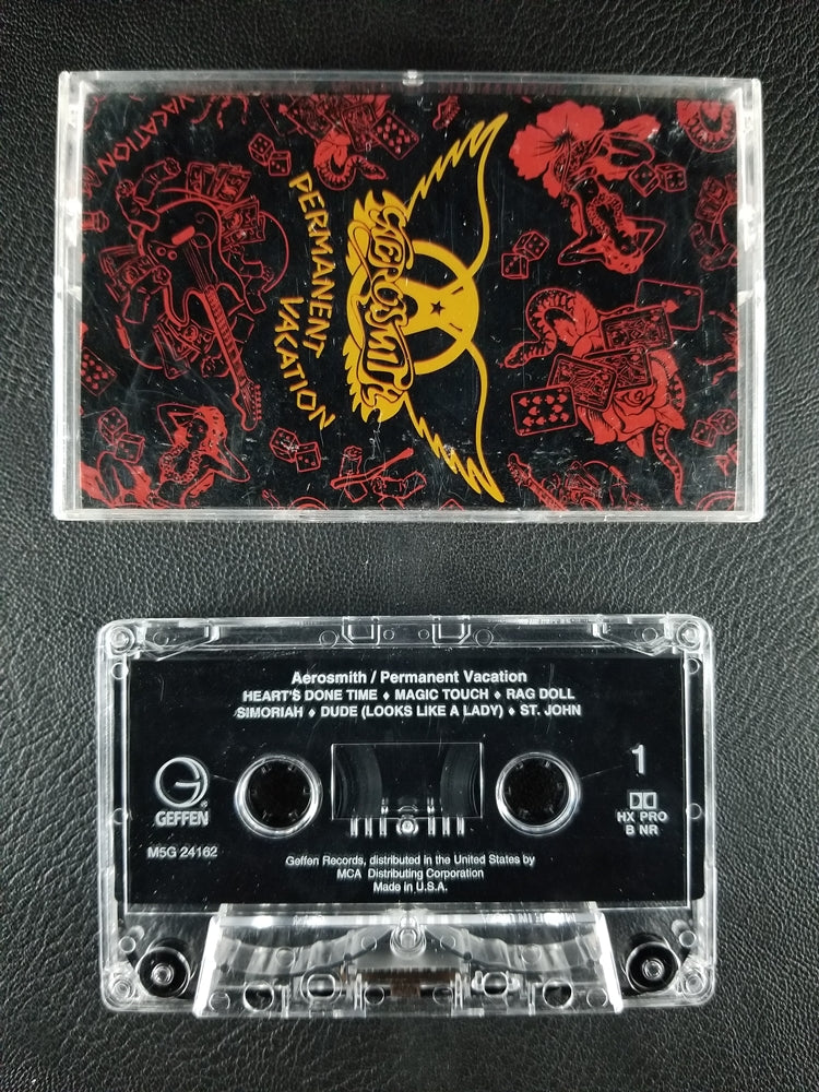 Aerosmith - Permanent Vacation (1987, Cassette)