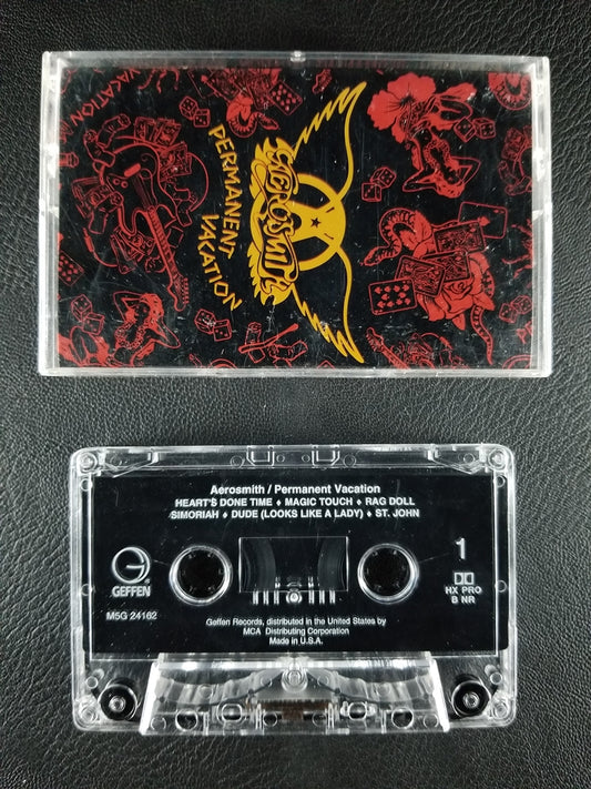 Aerosmith - Permanent Vacation (1987, Cassette)