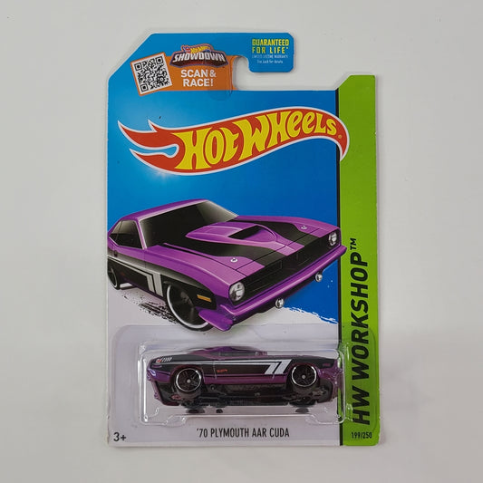 Hot Wheels - '70 Plymouth AAR Cuda (Metallic Magenta)