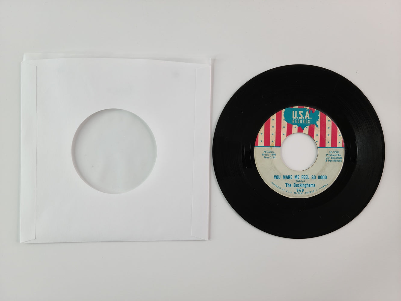 The Buckinghams - Kind of a Drag / You Make Me Feel So Good (1966, 7'' Single)