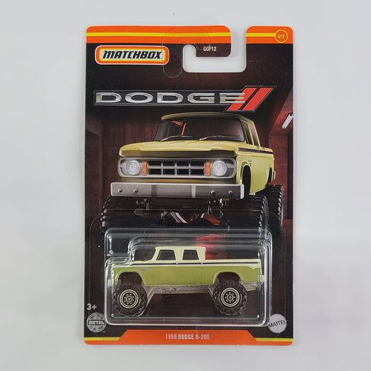 Matchbox - 1968 Dodge D200 (Two-tone Green)