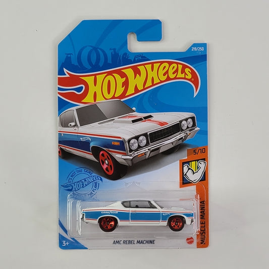 Hot Wheels - AMC Rebel Machine (White)