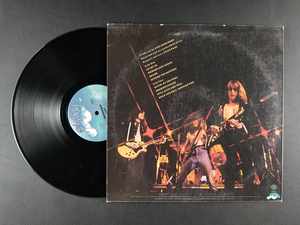 Derringer - Live (1977, LP)