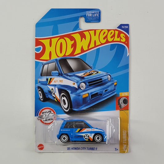 Hot Wheels - '85 Honda City Turbo II (Medium Blue)