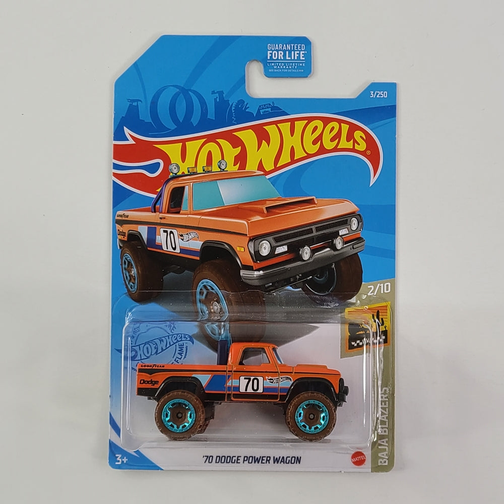 Hot Wheels - '70 Dodge Power Wagon (Orange)