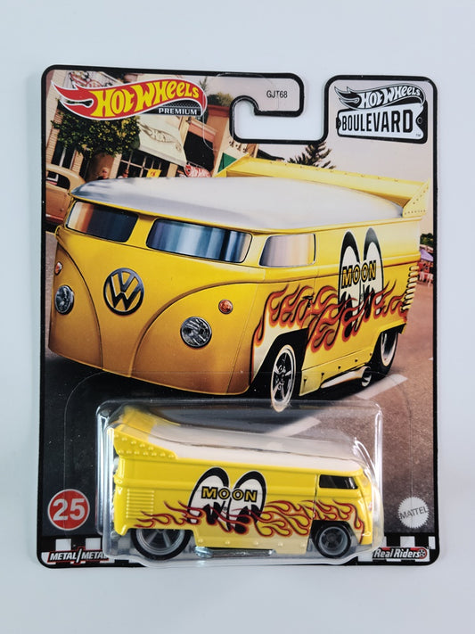 Hot Wheels Premium - Volkswagen Drag Bus (Yellow) [25 - 2021 HW Boulevard (Mix A)]