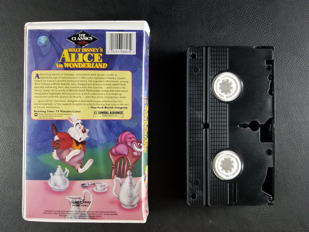 Alice in Wonderland (1986, VHS) – Throwback Collectibles