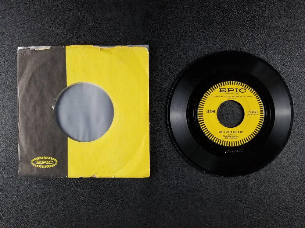 Somethin' Smith & The Redheads - It's a Sin to Tell a Lie / My Baby Just Cares for Me (1955, 7'' Single)