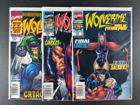 Wolverine: Days of Future Past #1-3 Set [Newsstand] (Marvel, 1997-98)