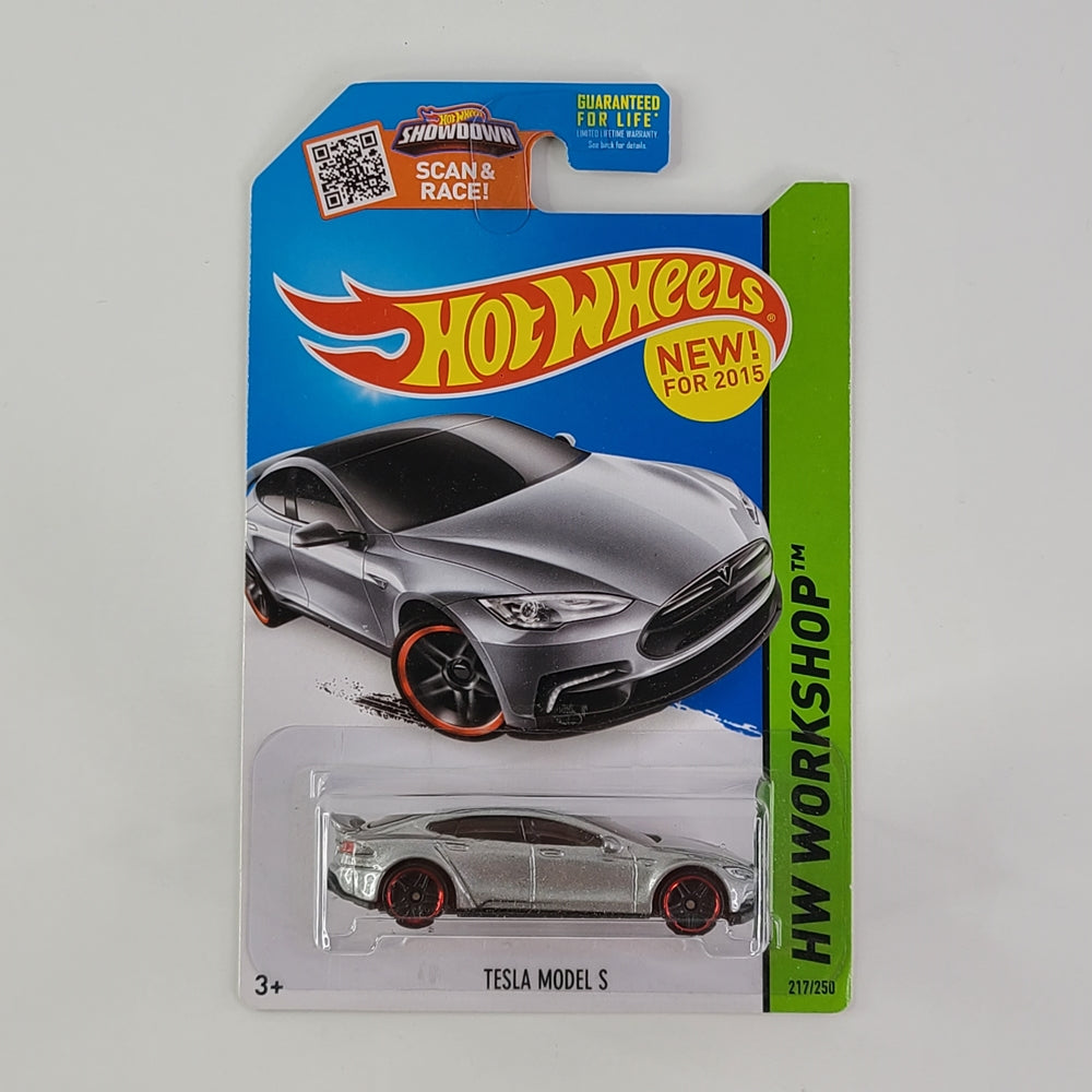 Hot Wheels - Tesla Model S (Anodized Silver) [New for 2015]