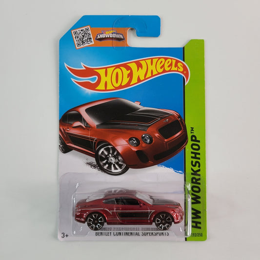 Hot Wheels - Bentley Continental Supersports (Metalflake Red) [HW Workshop (2015) - 192/250]