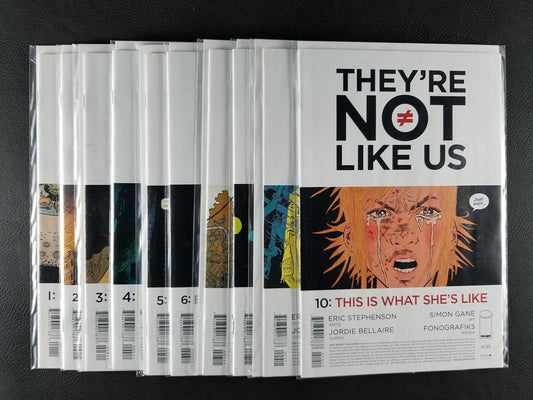 They're Not Like Us #1-10 Set (Image, 2014-15)