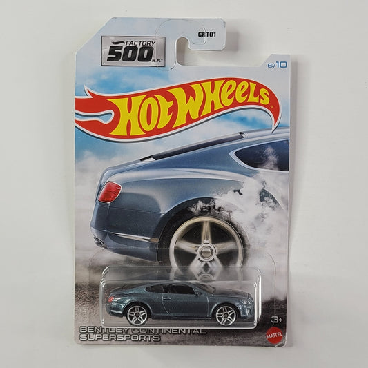 Hot Wheels - Bentley Continental Sports (Metalflake Steel Blue) [Walmart Exclusive]