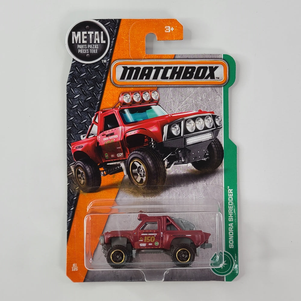 Matchbox - Sondra Shredder (Matte Red) [1-125 Series (2017), MBX Explorers - 61/125]