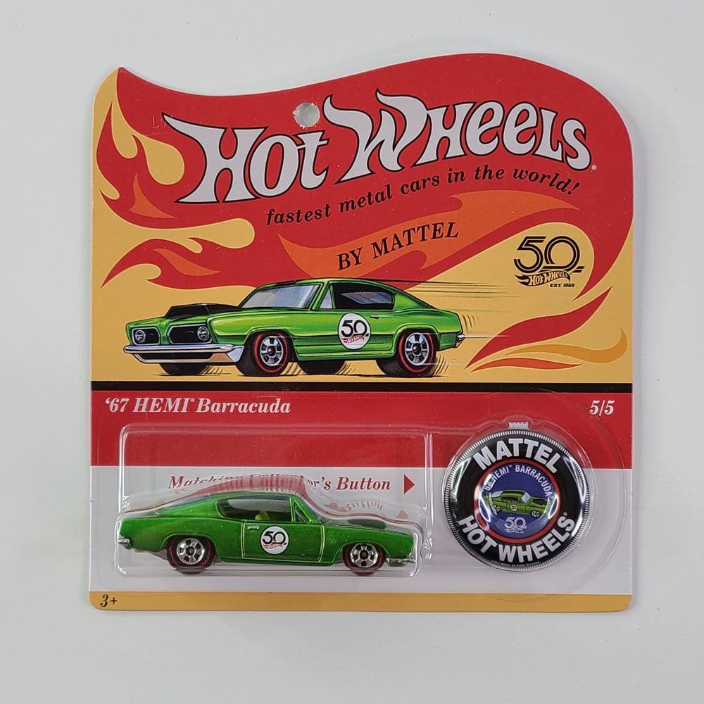 Hot Wheels - '67 HEMI Barracuda (Spectraflame Green)