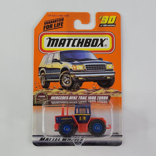 Matchbox - Mercedes-Benz Trac 1600 Turbo (Dark Blue/Red)