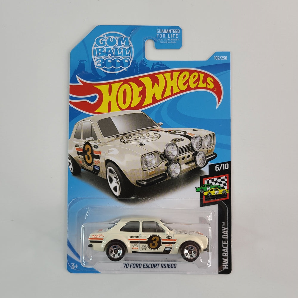 Hot Wheels - '70 Ford Escort RS1600 (Off-White)