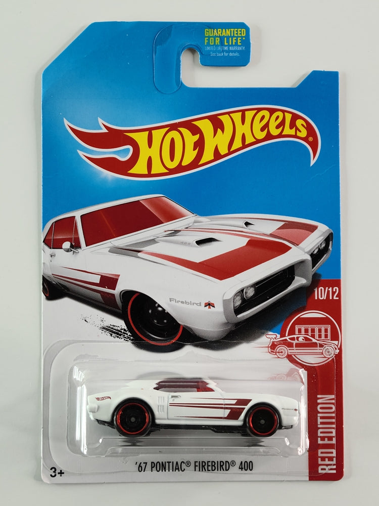 Hot Wheels - '67 Pontiac Firebird 400 (White) [Red Edition Mini Collection (2017) - 10/12] [Target Exclusive]