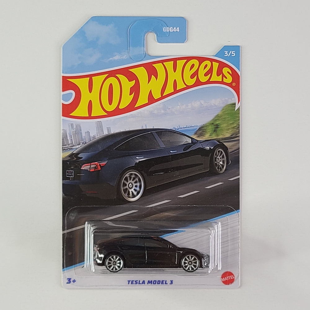 Hot Wheels - Tesla Model 3 (Obsidian Black Metallic)