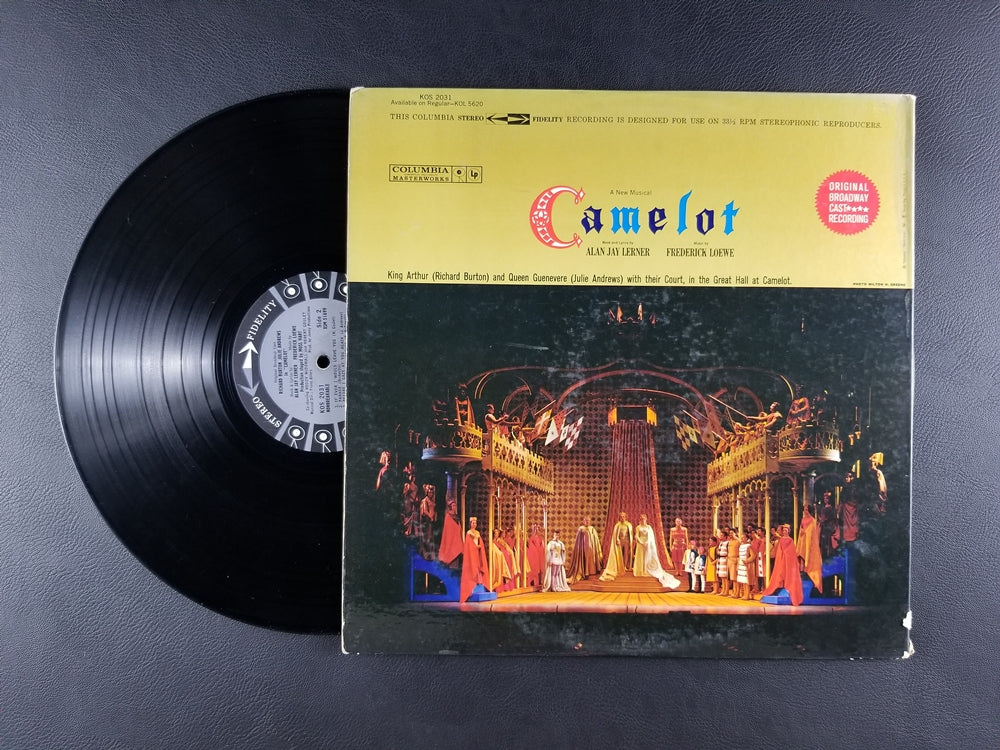 Alan Jay Lerner, Frederick Loewe/Julie Andrews, Richard Burton - Camelot [Original Broadway Cast Recording] (1960, LP)