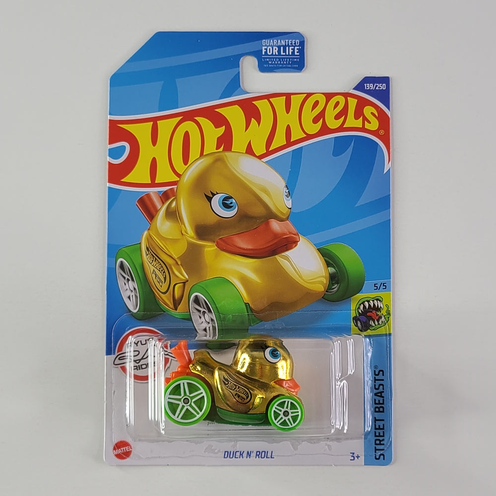 Hot Wheels - Quick N' Roll (Anodized Chrome Gold) [Treasure Hunt]