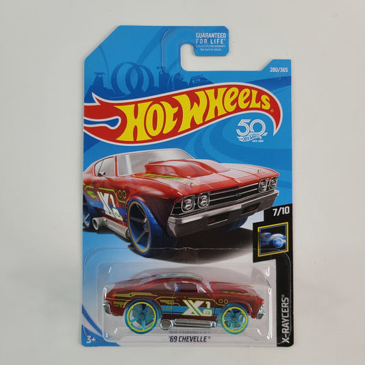 Hot Wheels - '69 Chevelle (Clear Red)