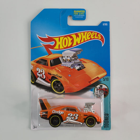 Hot Wheels - Dodge Charger Daytona (Orange) [Tooned Mini Collection (2017) - 5/10]