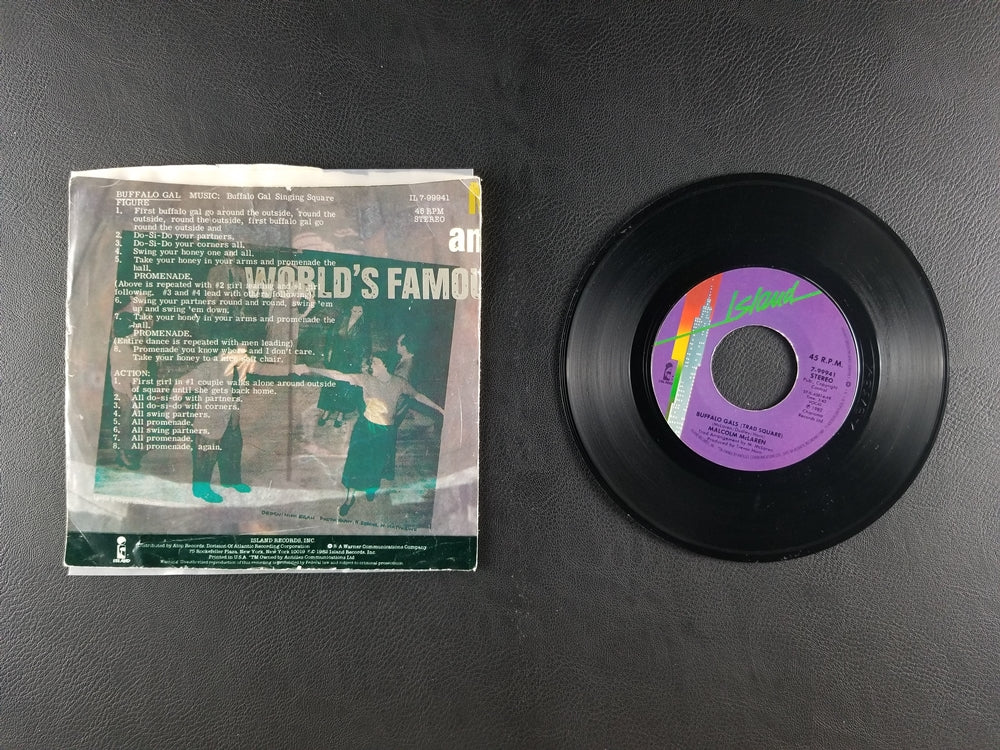 Malcolm McLaren and the World's Famous Supreme Team - Buffalo Gals (1982, 7'' Single)