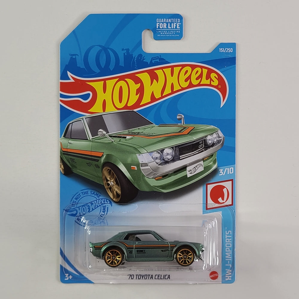 Hot Wheels - '70 Toyota Celica (Metalflake Mint Green)