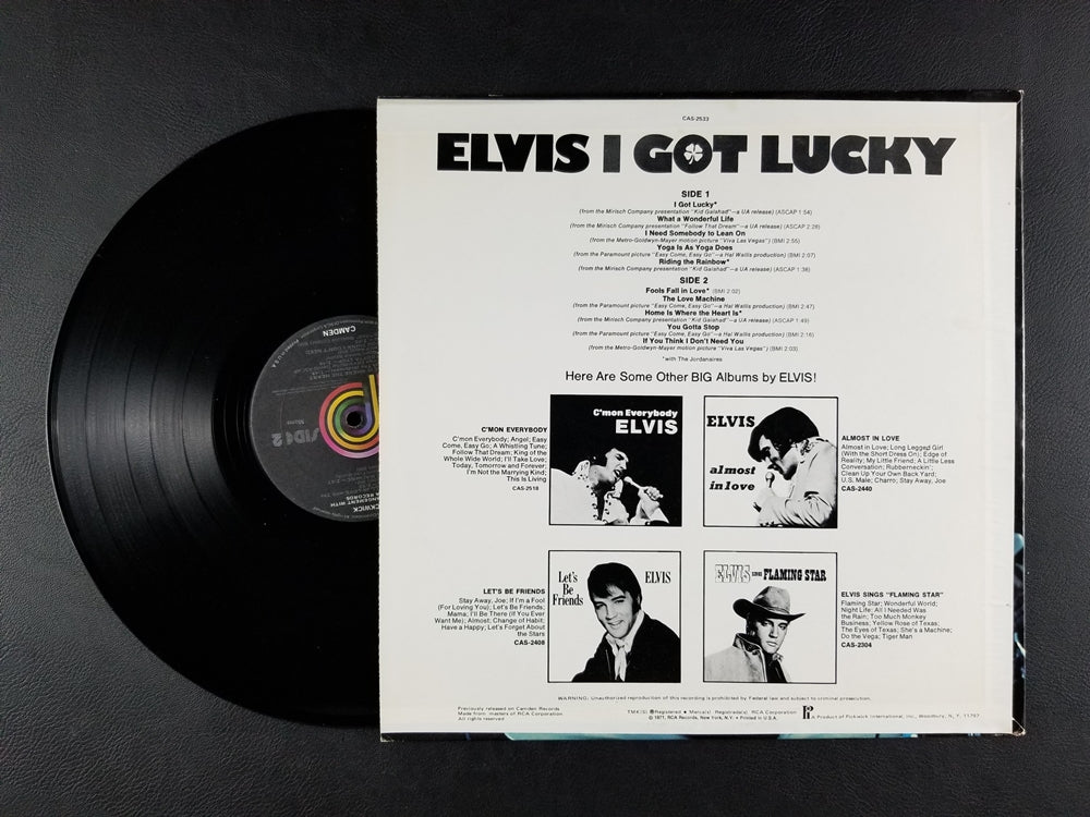 Elvis Presley - I Got Lucky (1975, LP)