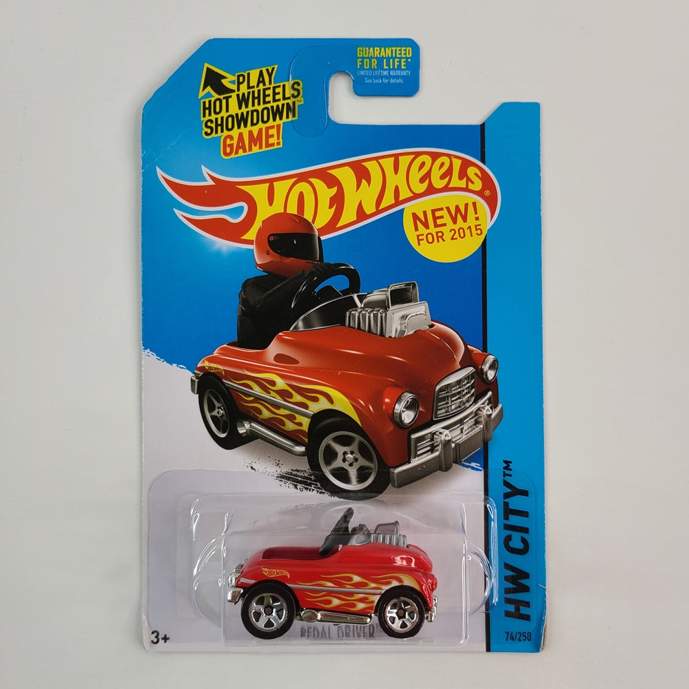 Hot Wheels - Pedal Driver (Red) [HW City (2015) - 74/250] [New for 2015]