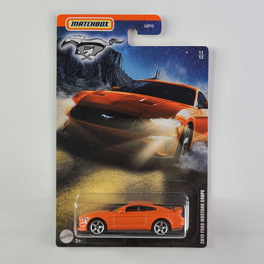 Matchbox - 2019 Ford Mustang Coupe (Orange) [Walmart Exclusive]