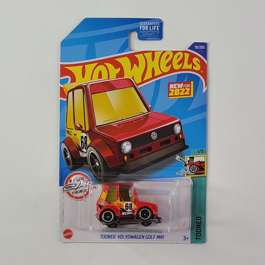 Hot Wheels - Tooned Volkswagen Golf MK1 (Red Gloss)