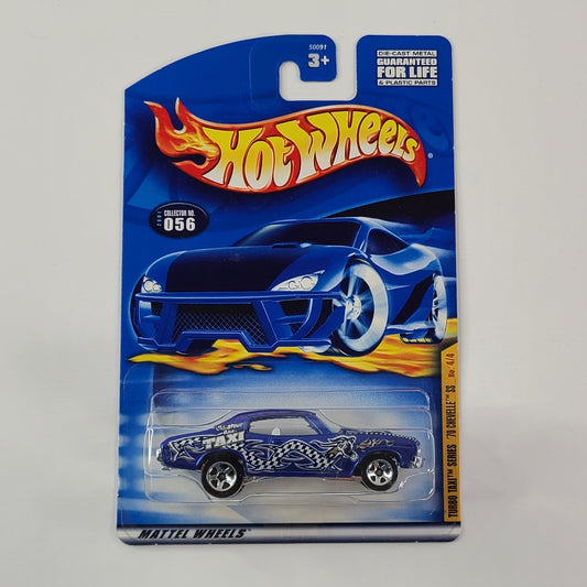 Hot Wheels - '70 Chevelle SS (Metalflake Blue) [Turbo Taxi Series (2001) - 4/4]