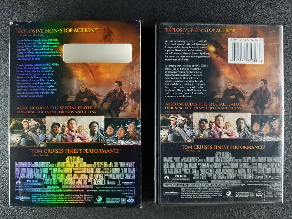 War of the Worlds [Full Screen] (DVD, 2005)