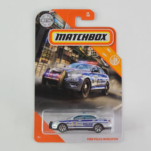 Matchbox - Ford Police Interceptor (Silver)