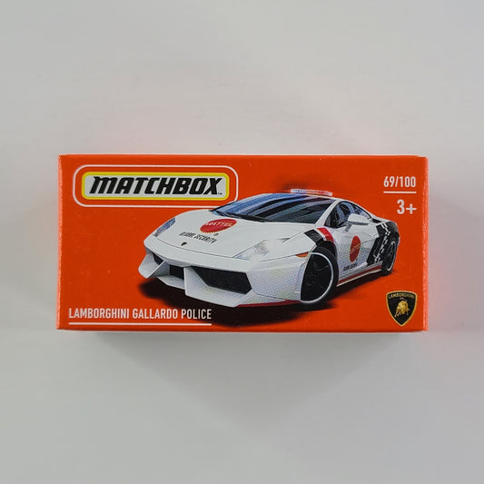 Matchbox - Lamborghini Gallardo Police (White) [Small Box]