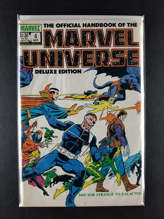 Official Handbook of the Marvel Universe [Deluxe Edition] #4 (Marvel, March 1986)