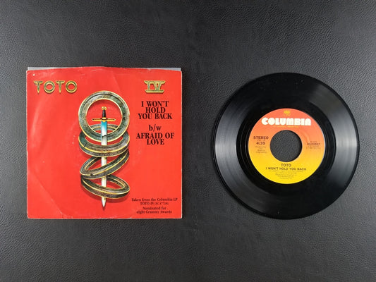 Toto - I Won't Hold You Back (1983, 7'' Single)