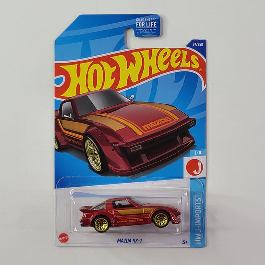 Hot Wheels - Mazda RX-7 (Metalflake Dark Red)