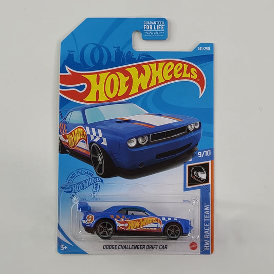 Hot Wheels - Dodge Challenger Drift Car (Satin Blue)