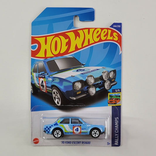 Hot Wheels - '70 Ford Escort RS1600 (Pearl Light Blue)