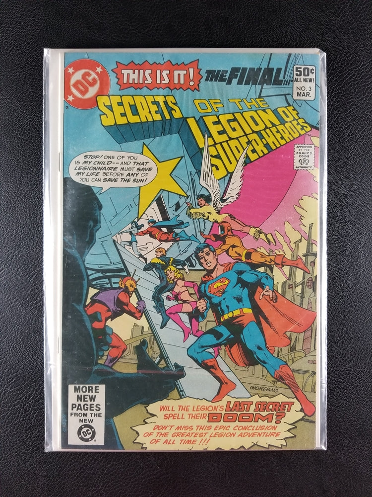 Secrets of the Legion of Super-Heroes #1-3 Set (DC, 1981)