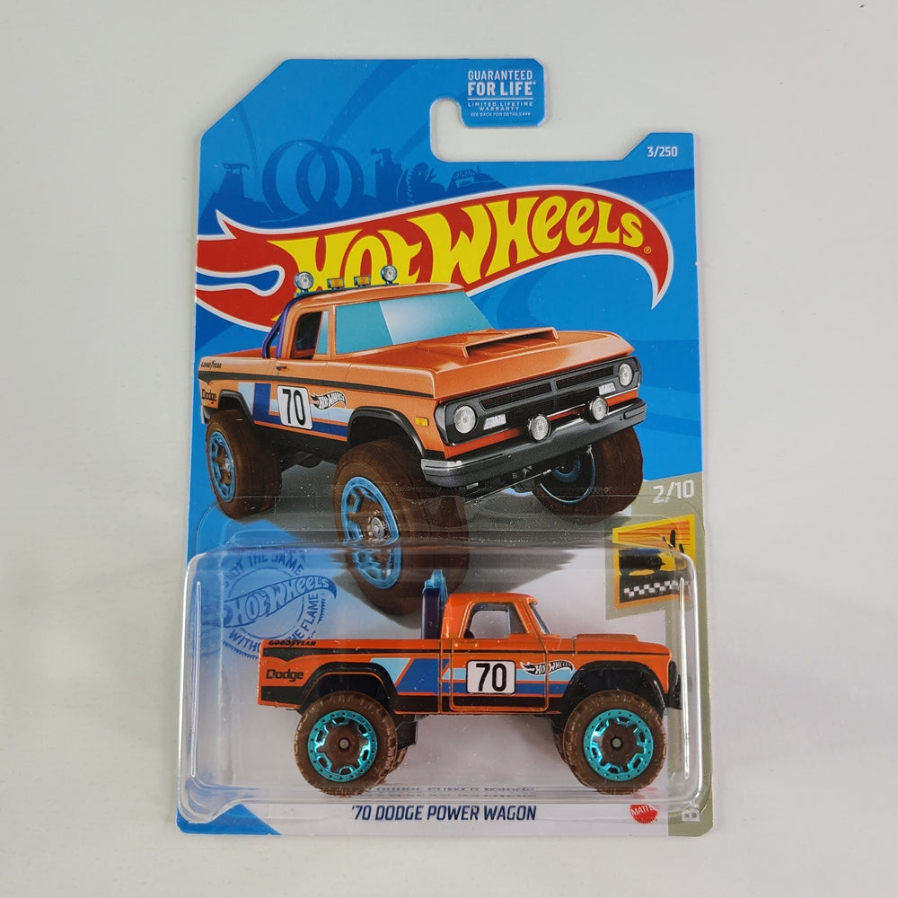 Hot Wheels - '70 Dodge Power Wagon (Orange)