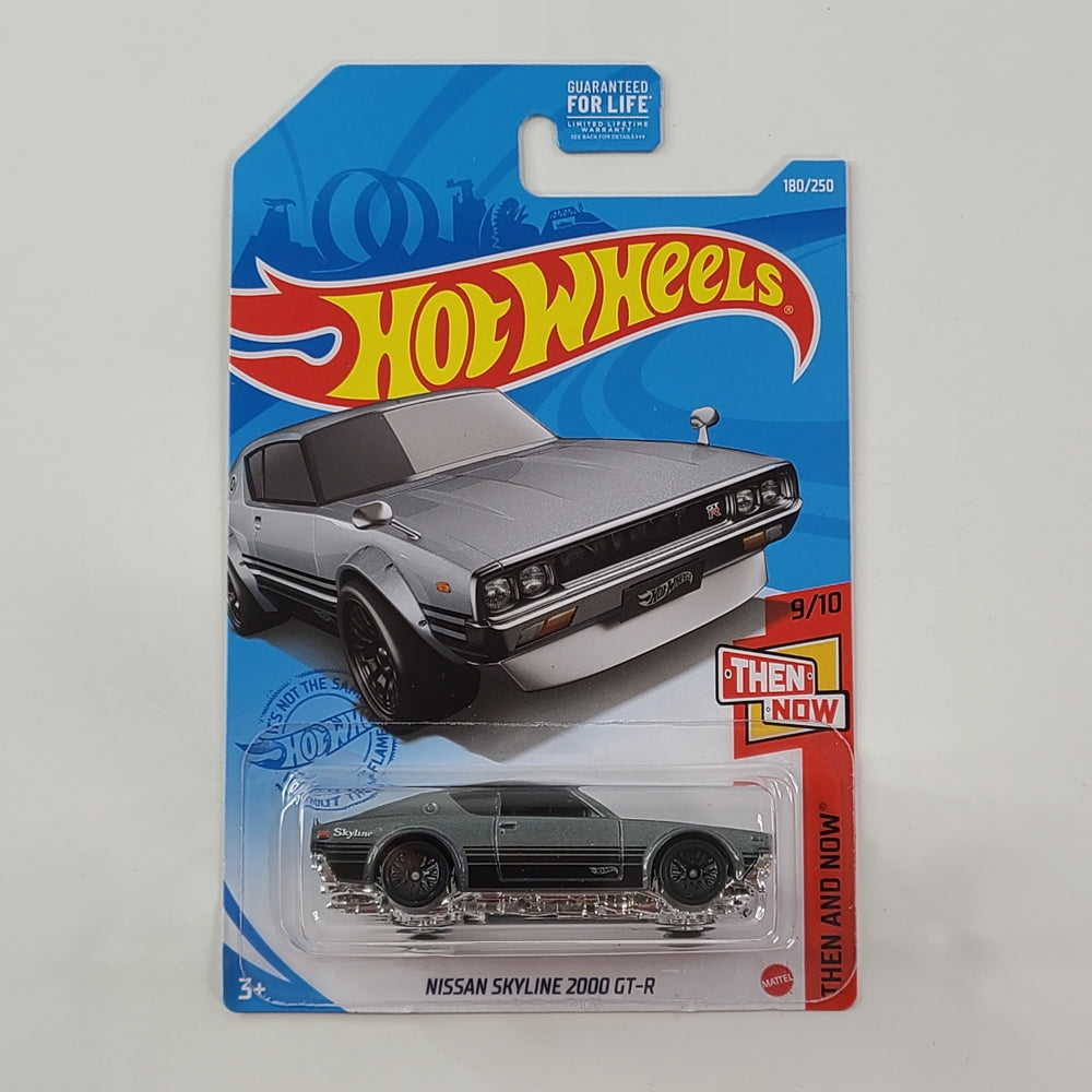 Hot Wheels - Nissan Skyline 2000 GT-R (Metalflake Dark Gray) [Then and Now Mini Collection (2021) - 9/10]