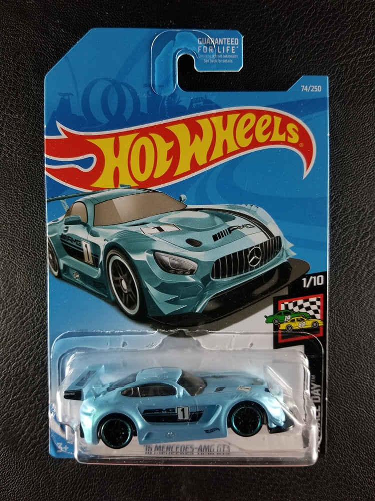 Hot Wheels - '16 Mercedes-AMG GT3 (Light Blue)