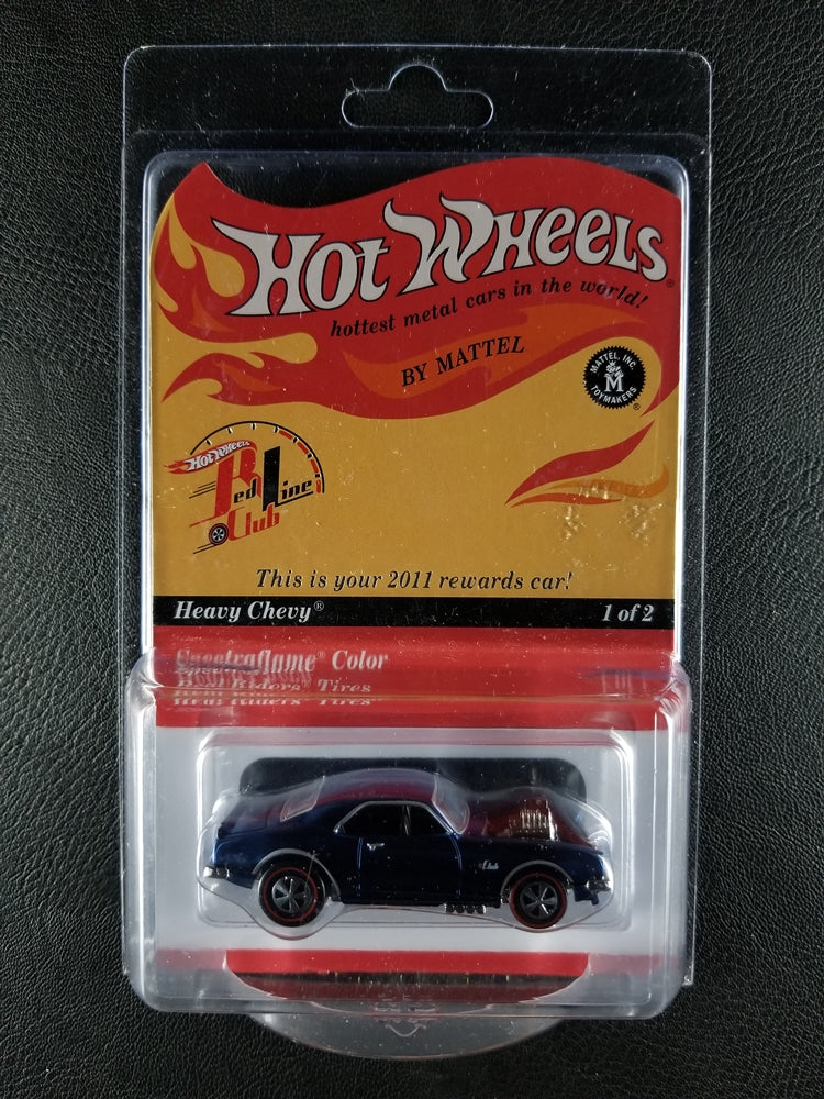 Hot Wheels Heavy Chevy Custom Camaro Spectraflame Blue Throwback Collectibles