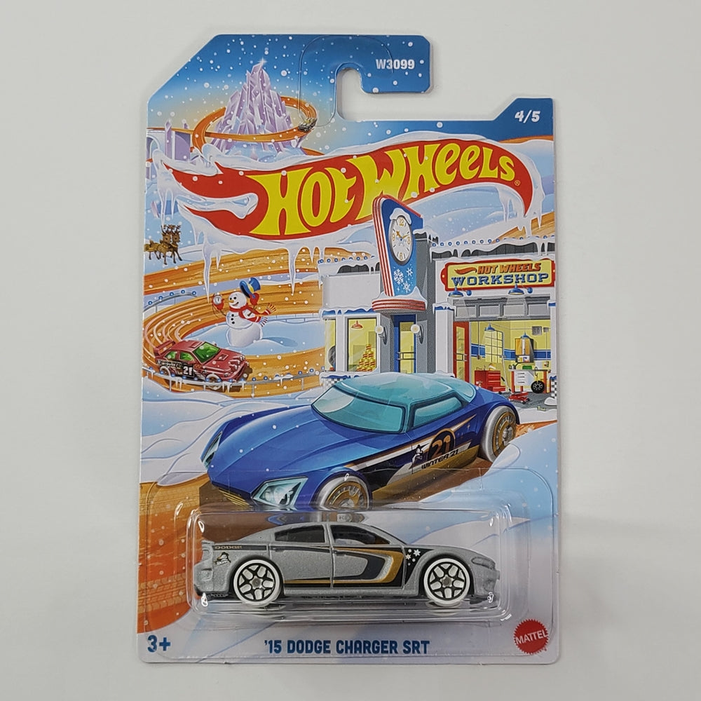 Hot Wheels - '15 Dodge Charger SRT (Metalflake Gray) [HW Winter Series (2021) - 4/5]