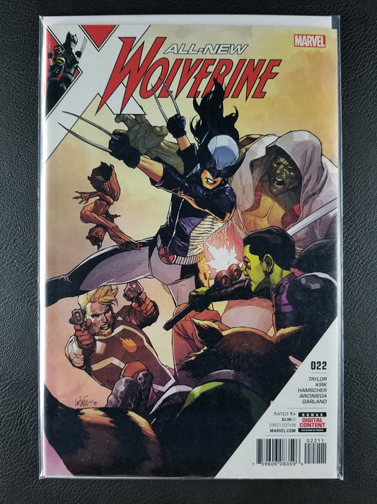 All New Wolverine #22A (Marvel, September 2017)