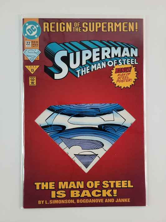 Superman: The Man of Steel #22D (DC, June 1993)*